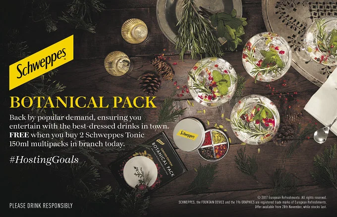 Scwheppes Botanicals (featured in Waitrose magazine and stores) - Full composite, retouch, colour match for Mesh Marketing Agency