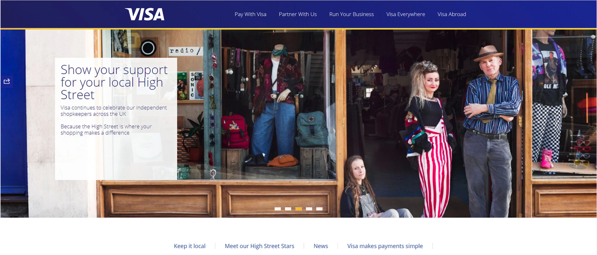 One of many images for Visa “Shop Local” Christmas Campaign for billboard and online. Clean up and colour correction. Saatchi & Saatchi Agency.
