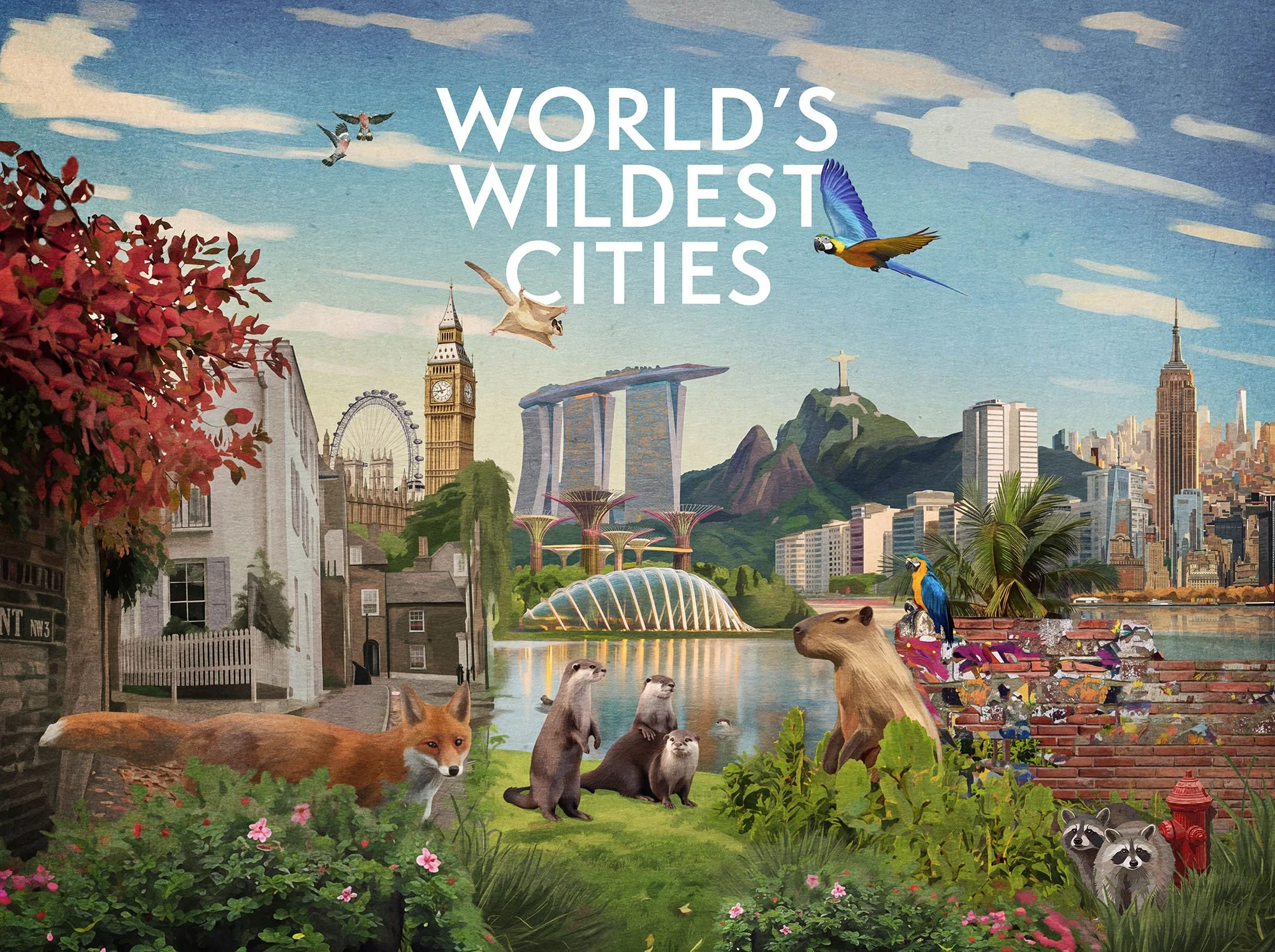 ITV's World's Wildest Cities Key Art