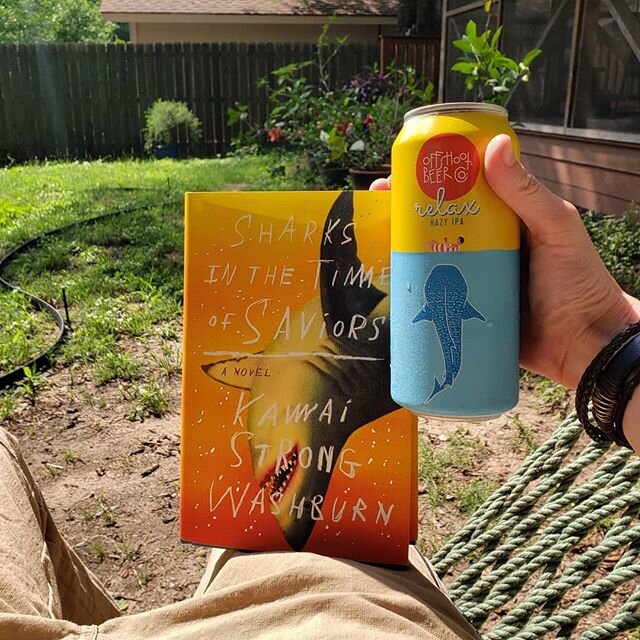 New book, new beer! One of my favorite things to do is pair literature with libations &amp; I think I nailed this one;) *
:
:
#bookclub #sharksinthetimeofsaviors #craftbeer #booksandbeer #summerreading