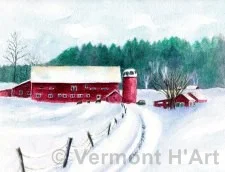V-9571 | Vermont Winter - Stowe