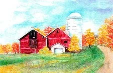 V-9574 | Vermont Fall - Milton