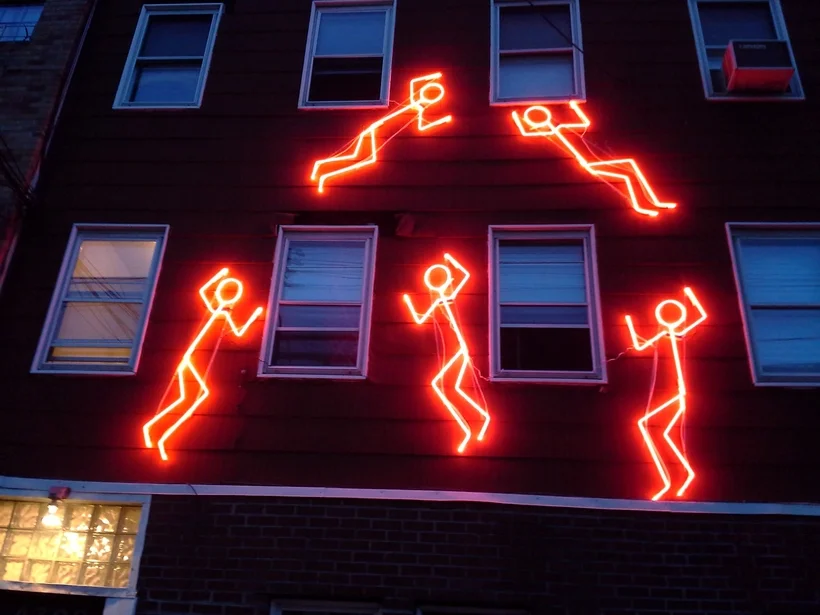 “People Live Here” - Installation for LIC Arts Open 2014