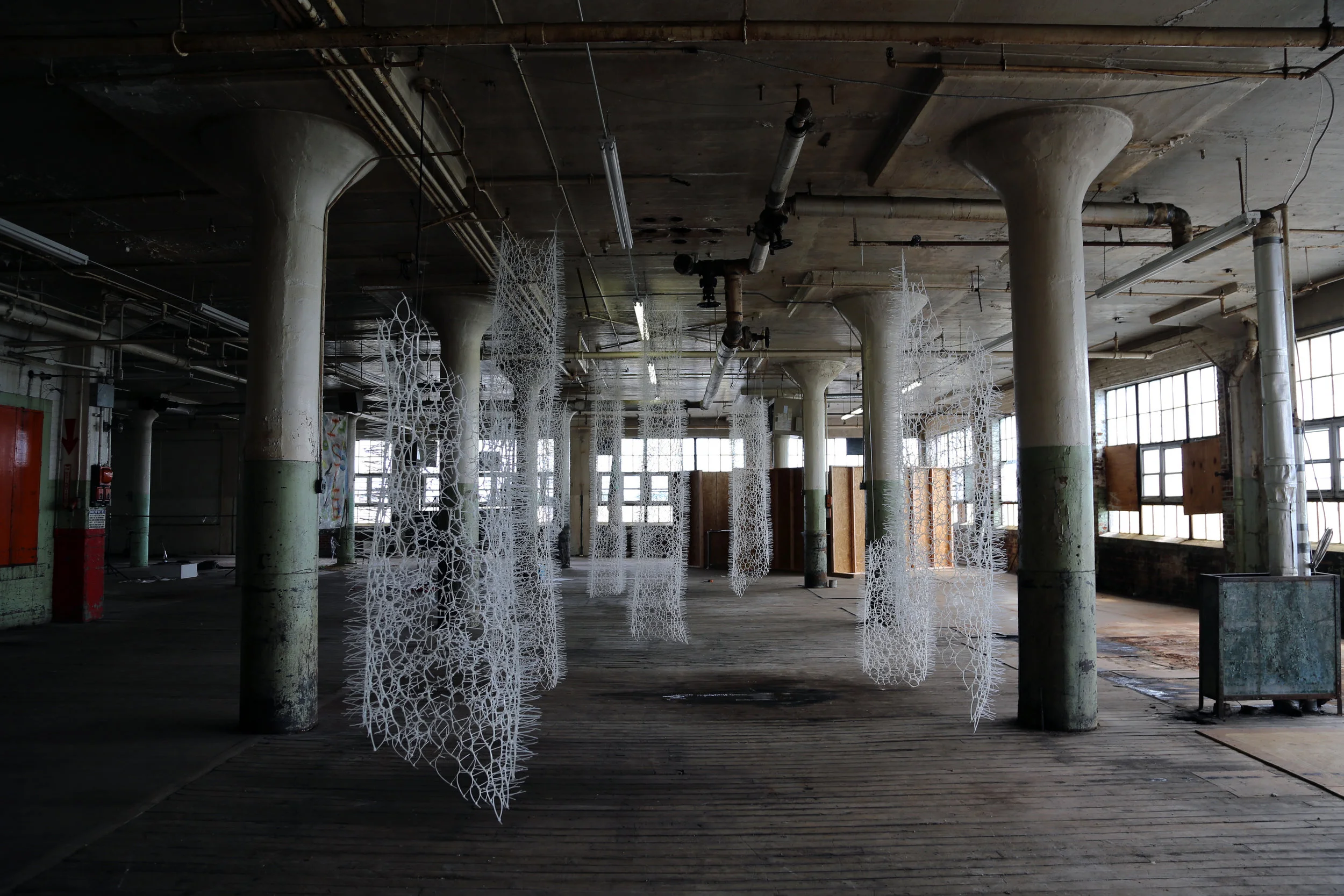 Sui Park - "BLUE PRINT" 2014, site-specific installation