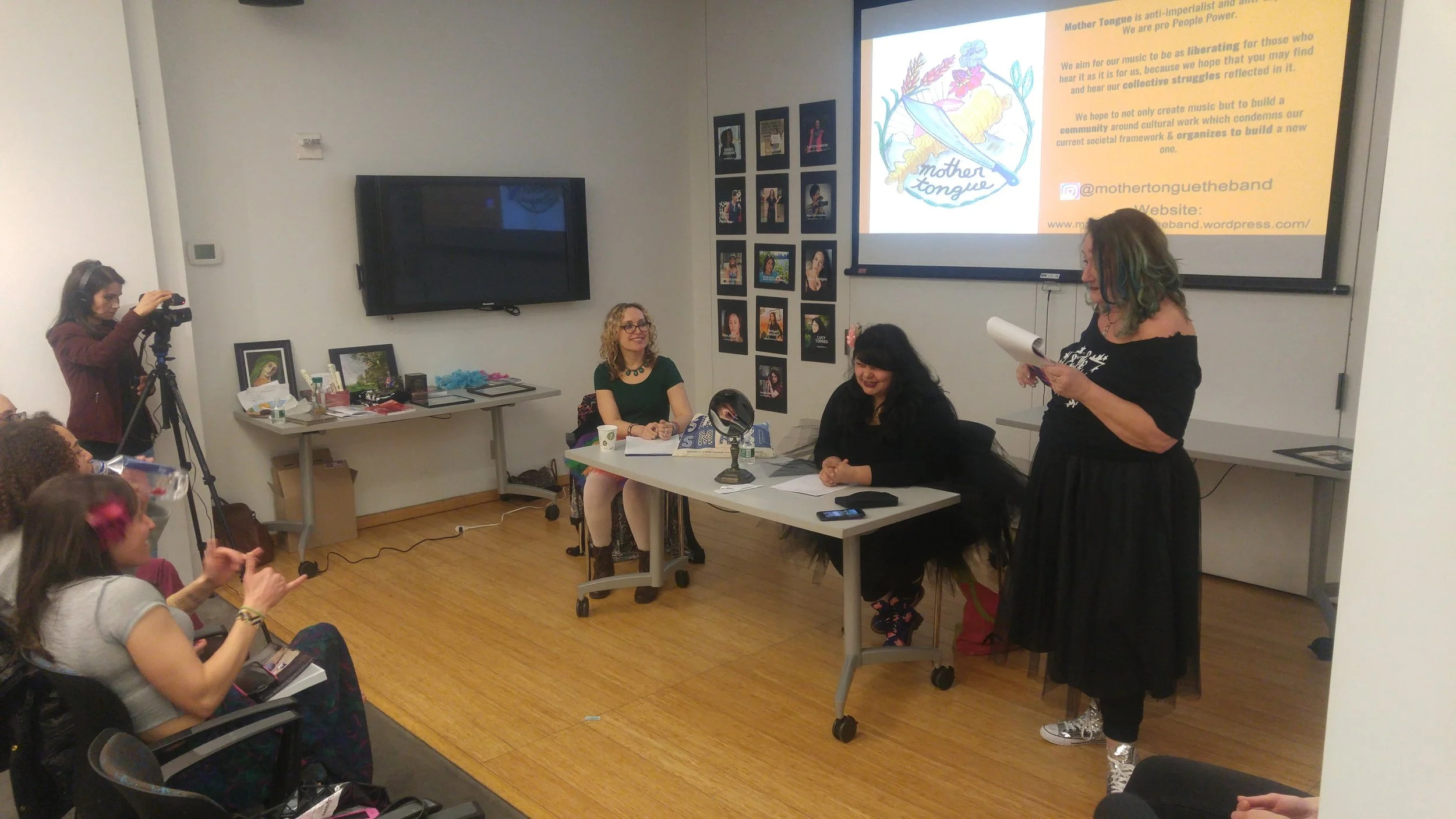 Jennifer Harmon shares her art so women can grow in self confidence and to show that their story matters. "This event shows how women artists 'Rise Up' showcasing our talents and not competing with each other." Lucy Torres uses her writing as a powerful platform to raise awareness with women's rights issues.