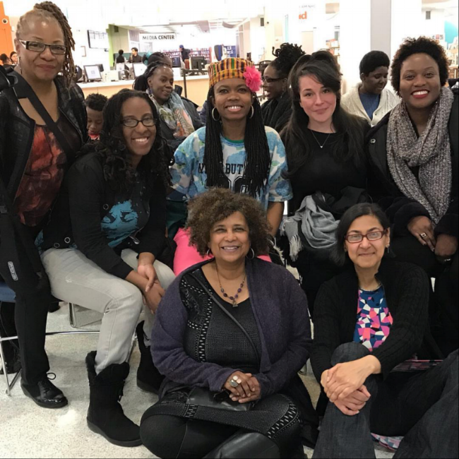 Top from left to right: Saliimah Ali, Sherese Francis, Damali Abrams the Glitter Priestess, Natali S. Bravo-Barbee, Shervone Neckles. Bottom from left to right: Lisa Wade, Rejin Leys