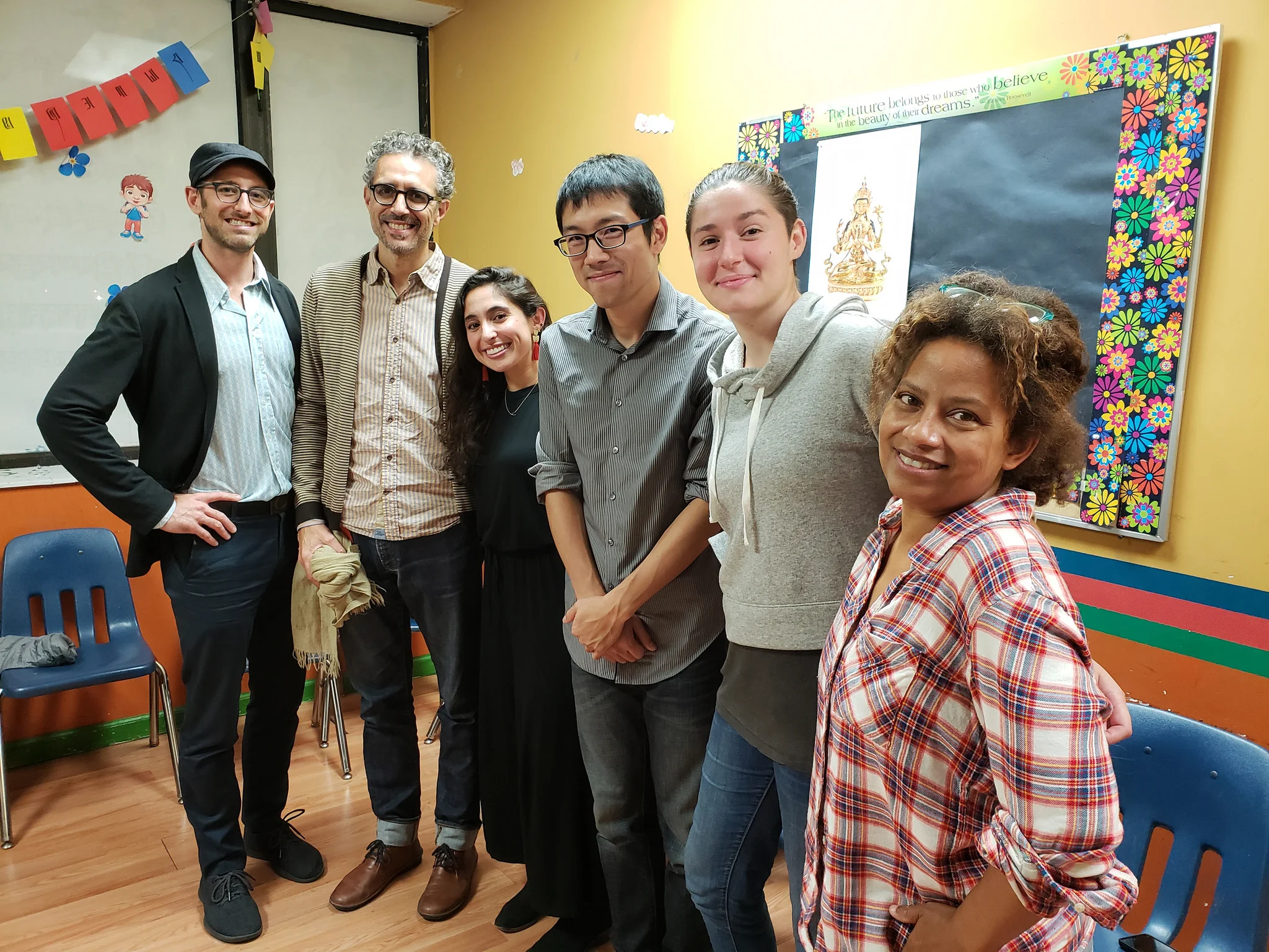 L-R: Jimmy Ferguson, Jose Carlos Casado, Marissa Lazar, Chemin Hsiao, Annabelle Popa, and Yvonne Shortt