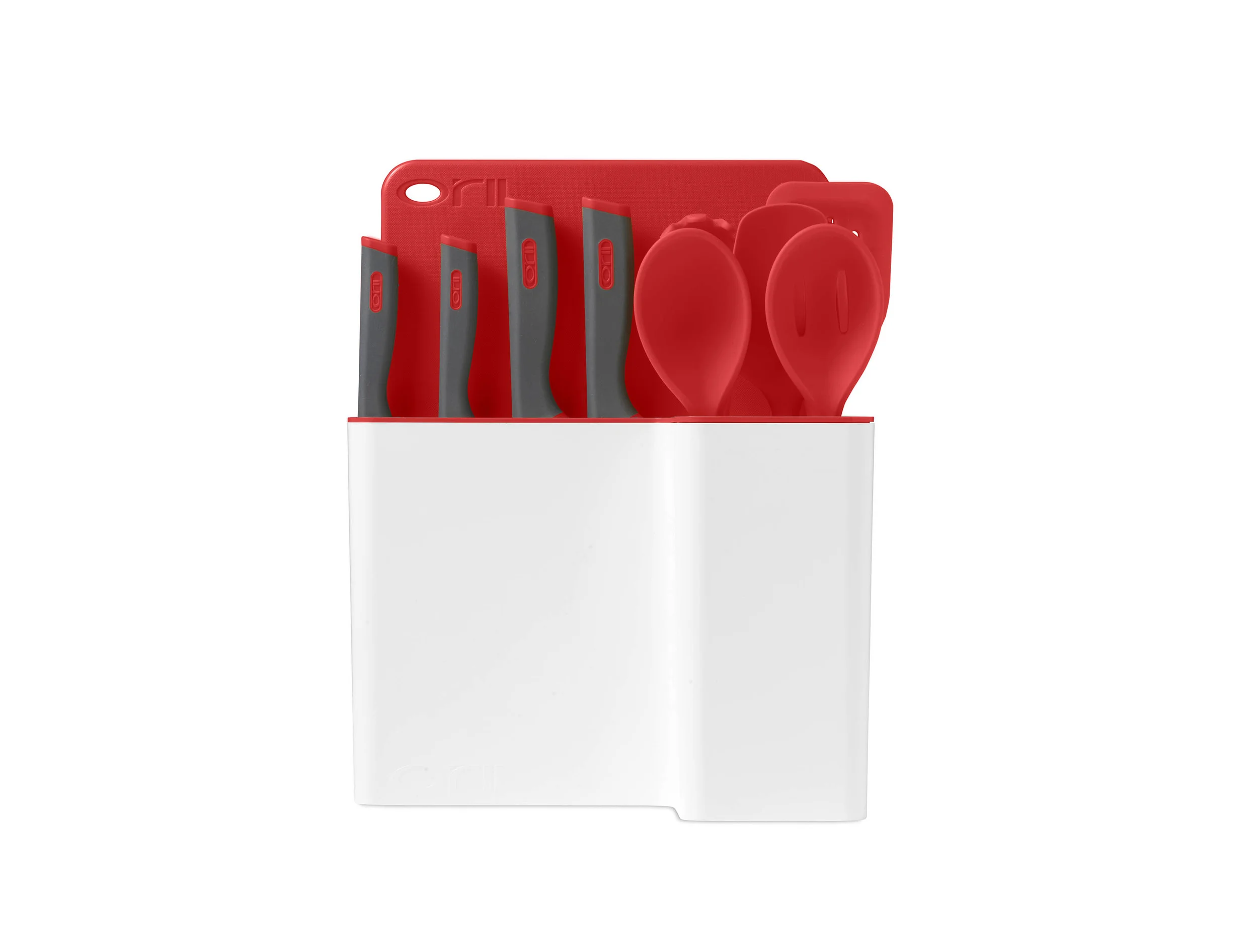 Orii 12PC MONO KITCHEN ORGANIZATION SET - RUBY RED