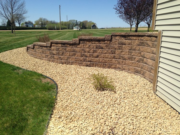 Fort Meade Retaining Wall and Garden Wall Construction