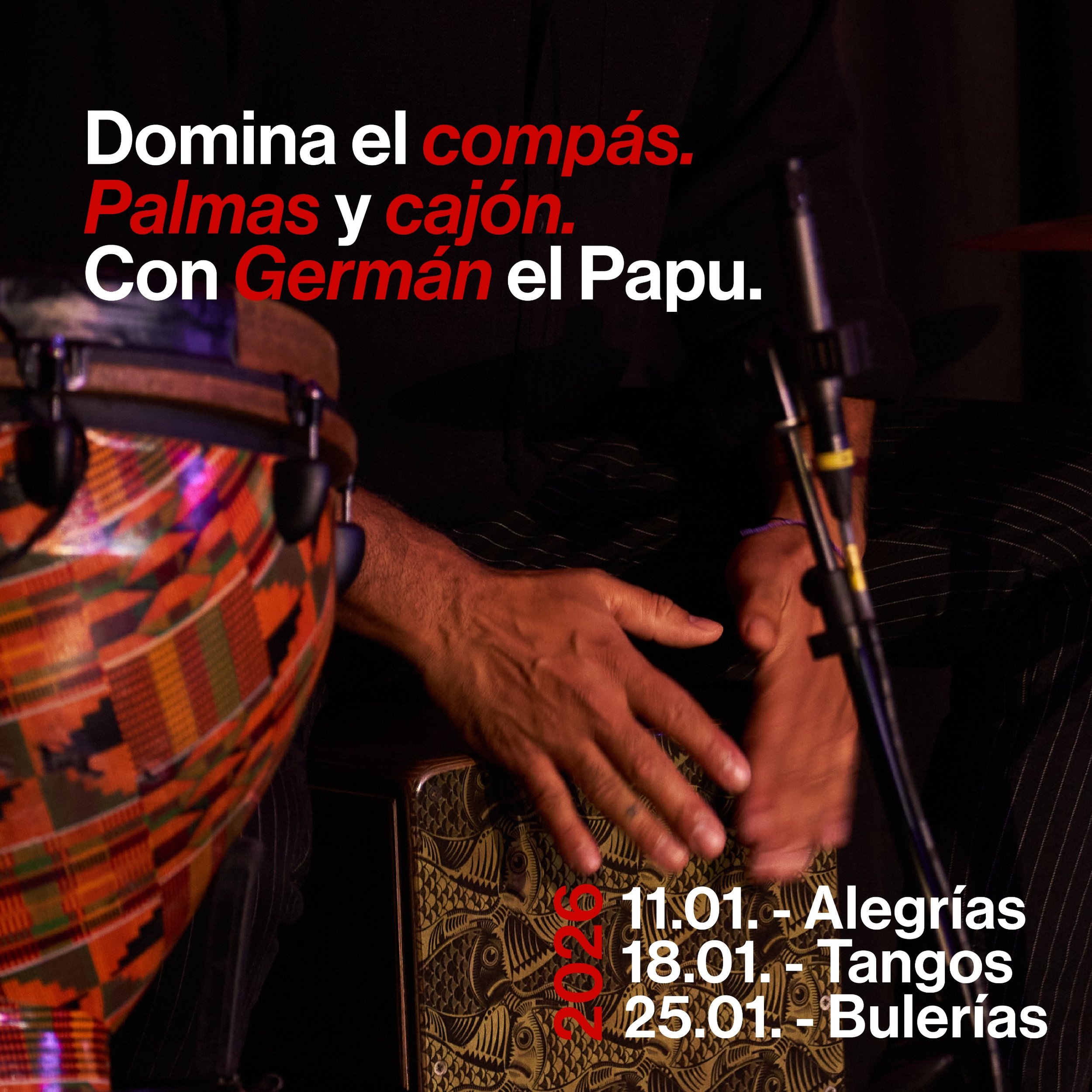 Domina el compás! Rhythmus Workshop mit German Papu - por Bulerias