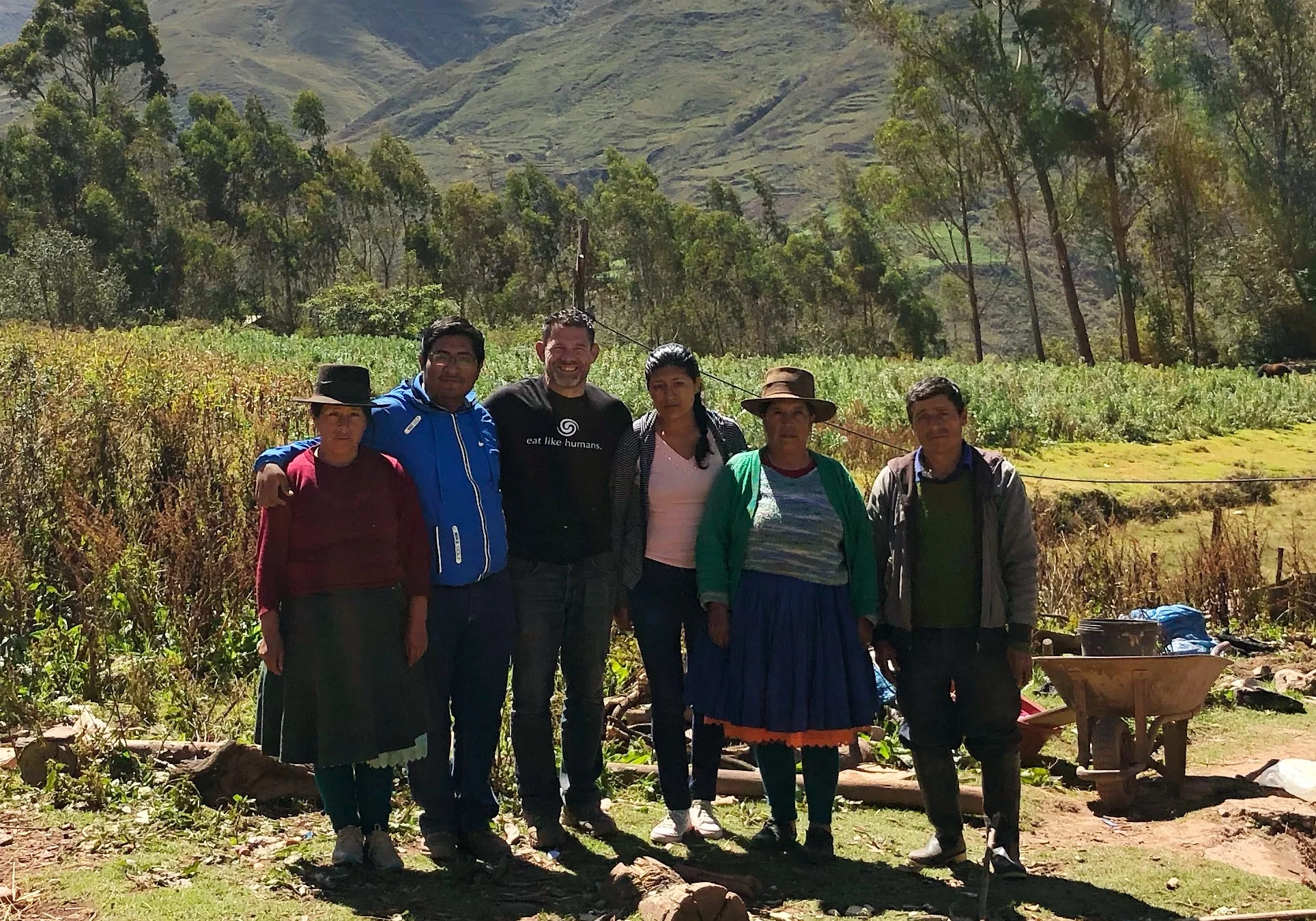 Dr. Bill with Quechua Family in Peru (2019)