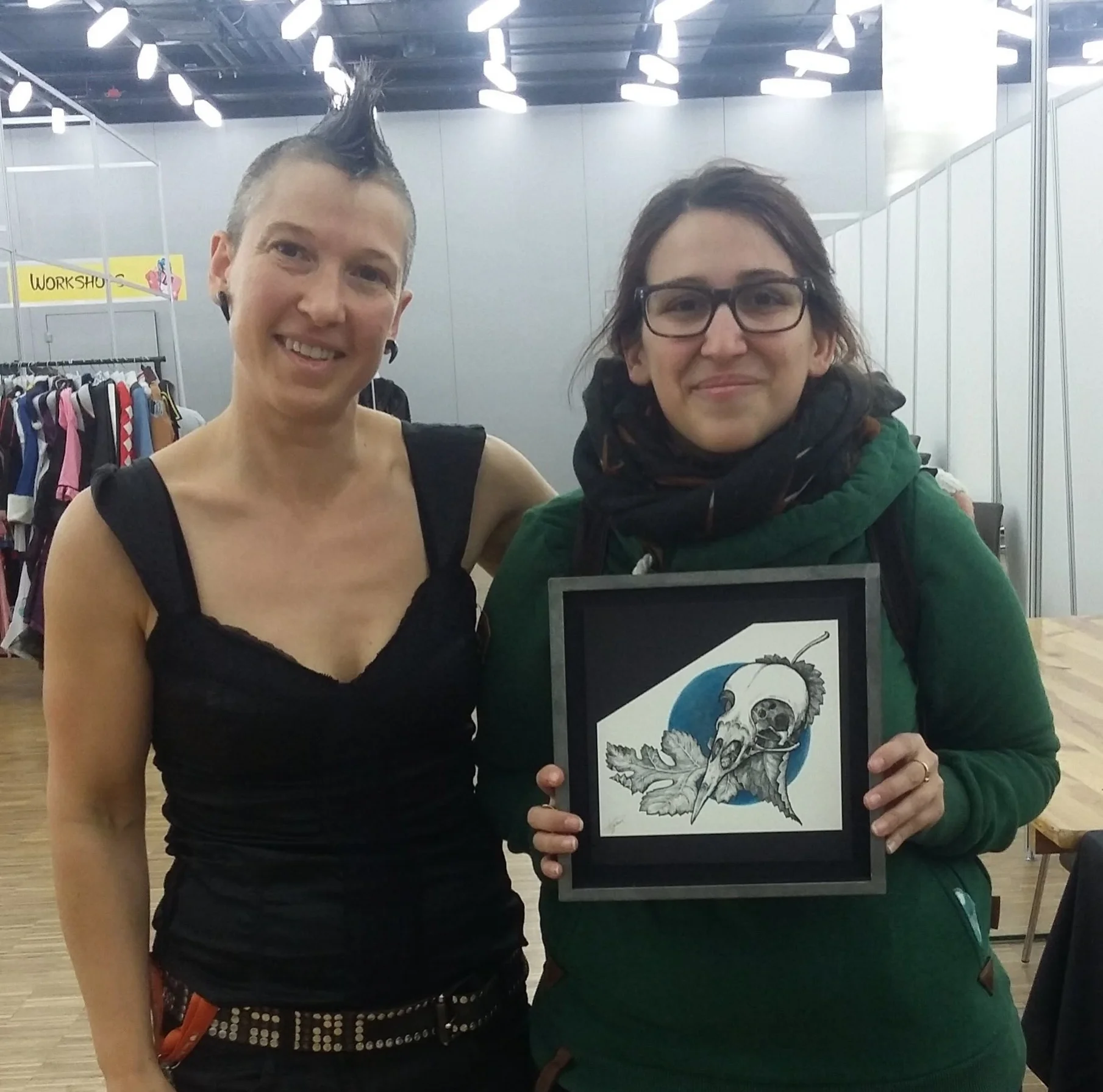 Two of my original skull drawings where sold this weekend!