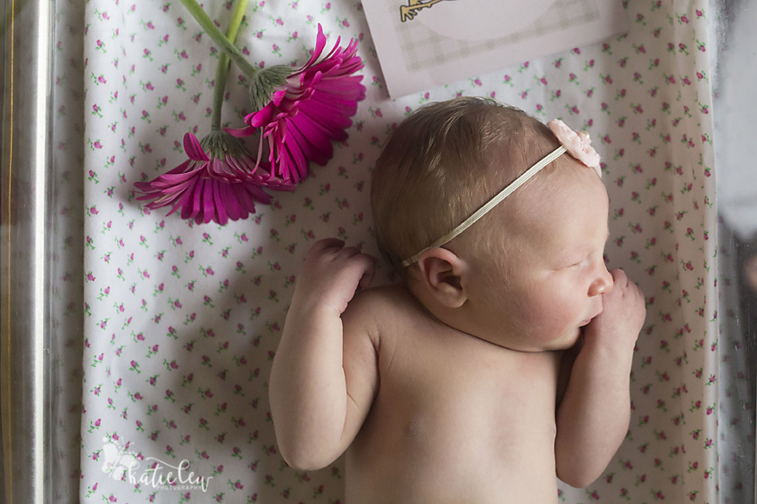 flowers for baby girl close up