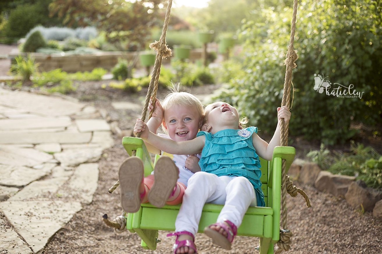 2 year old photo session swing