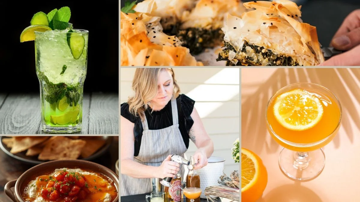 September  10 - Cocktails and Canapes: Greece (In-Person)