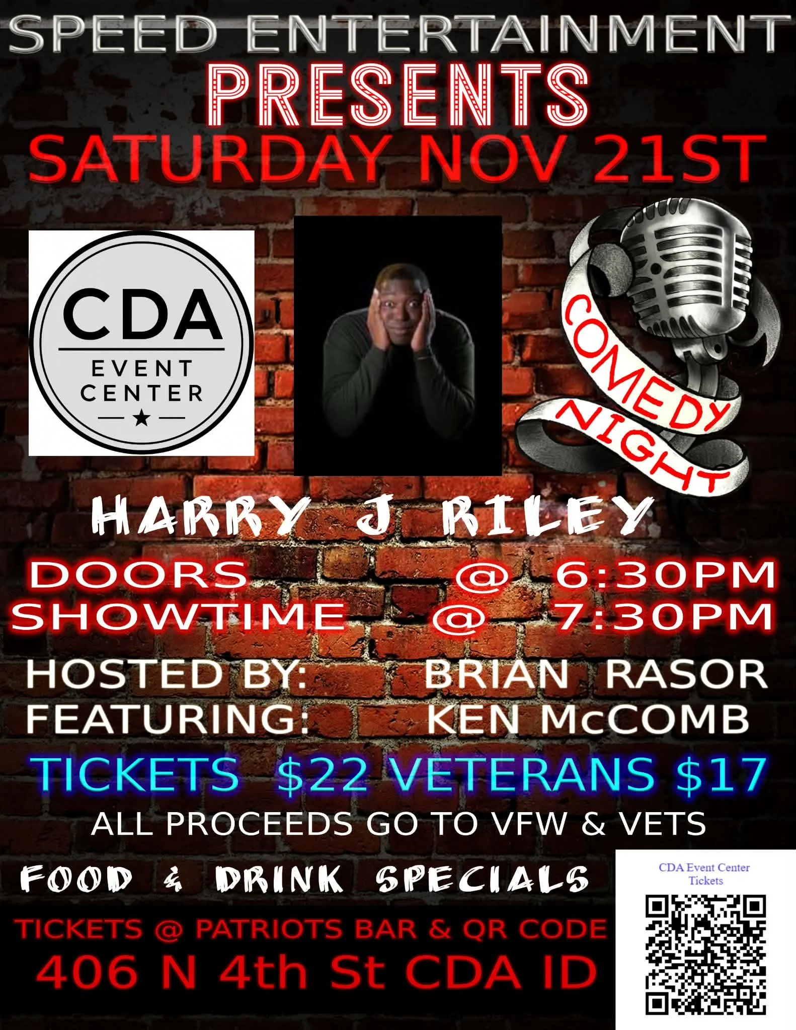 Comedy Night Fundraiser for Vets