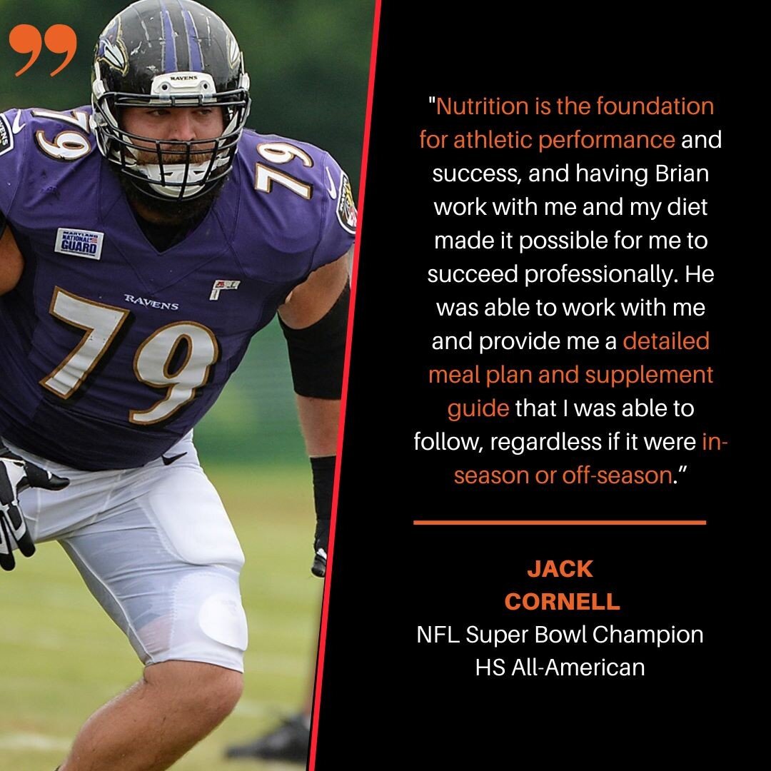 Athlete Spotlight: Jack Cornell (University of Illinois)

&quot;Nutrition is the foundation for athletic performance and success, and having Brian (@coachbrianfox) work with me and my diet has made it possible for me to succeed professionally. He was