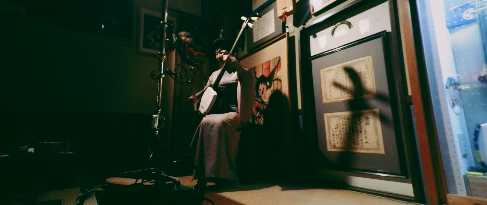 Youko Nishikawa playing Tsugarujamisen in Aomori, Japan