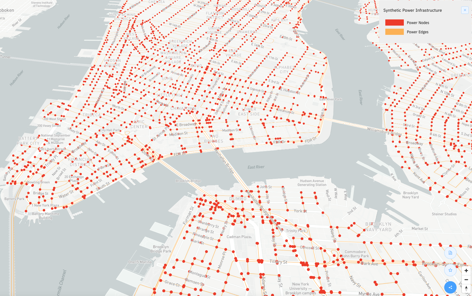 City of New York Synthetic Power Infrastructure