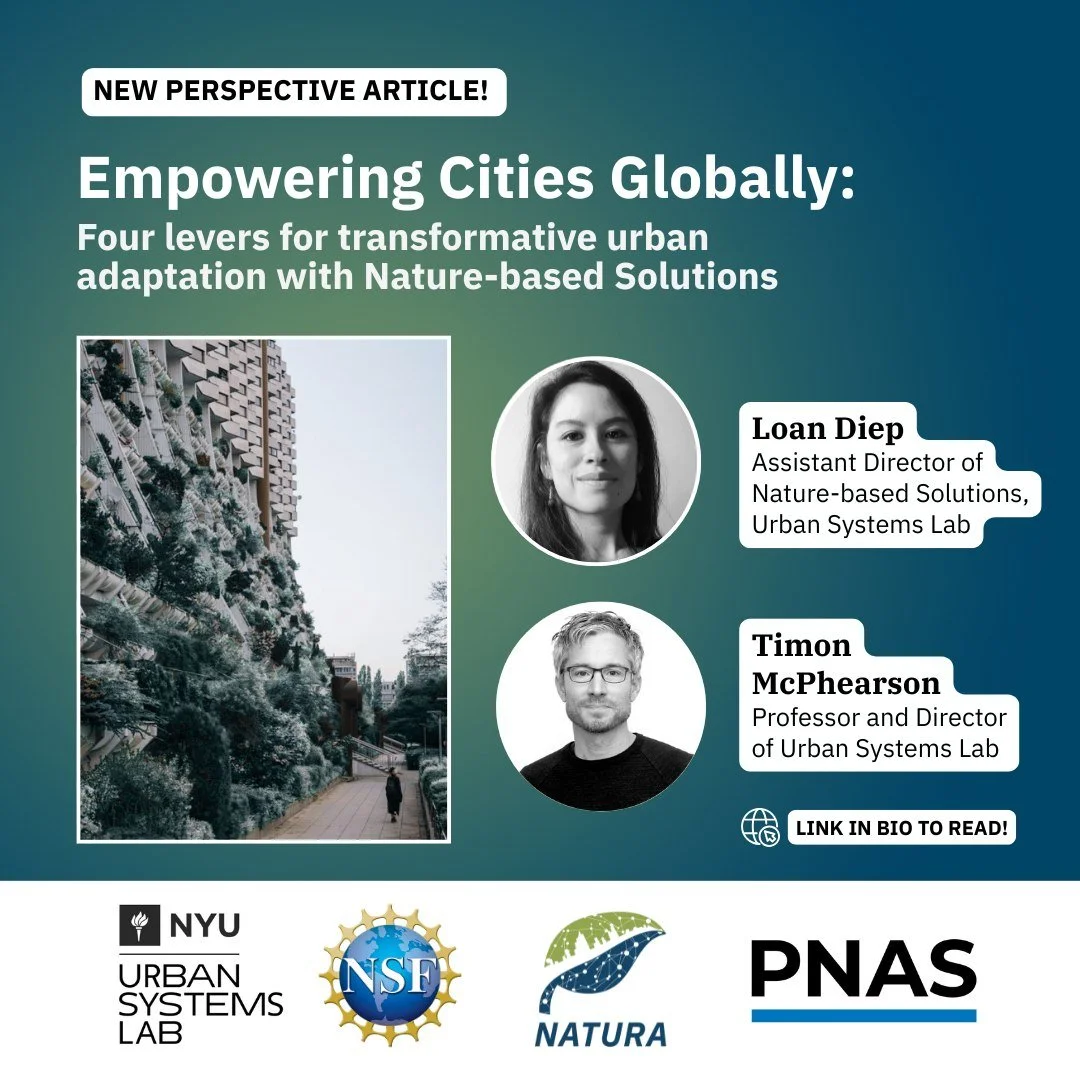 🌆 Climate actions start in cities - if only they have the power.

A new @PNASNews Perspective by Assistant Director of #NatureBasedSolutions at @usl_NYC @zilientz and Director @timonm identifies four powerful levers to help cities unleash the full p