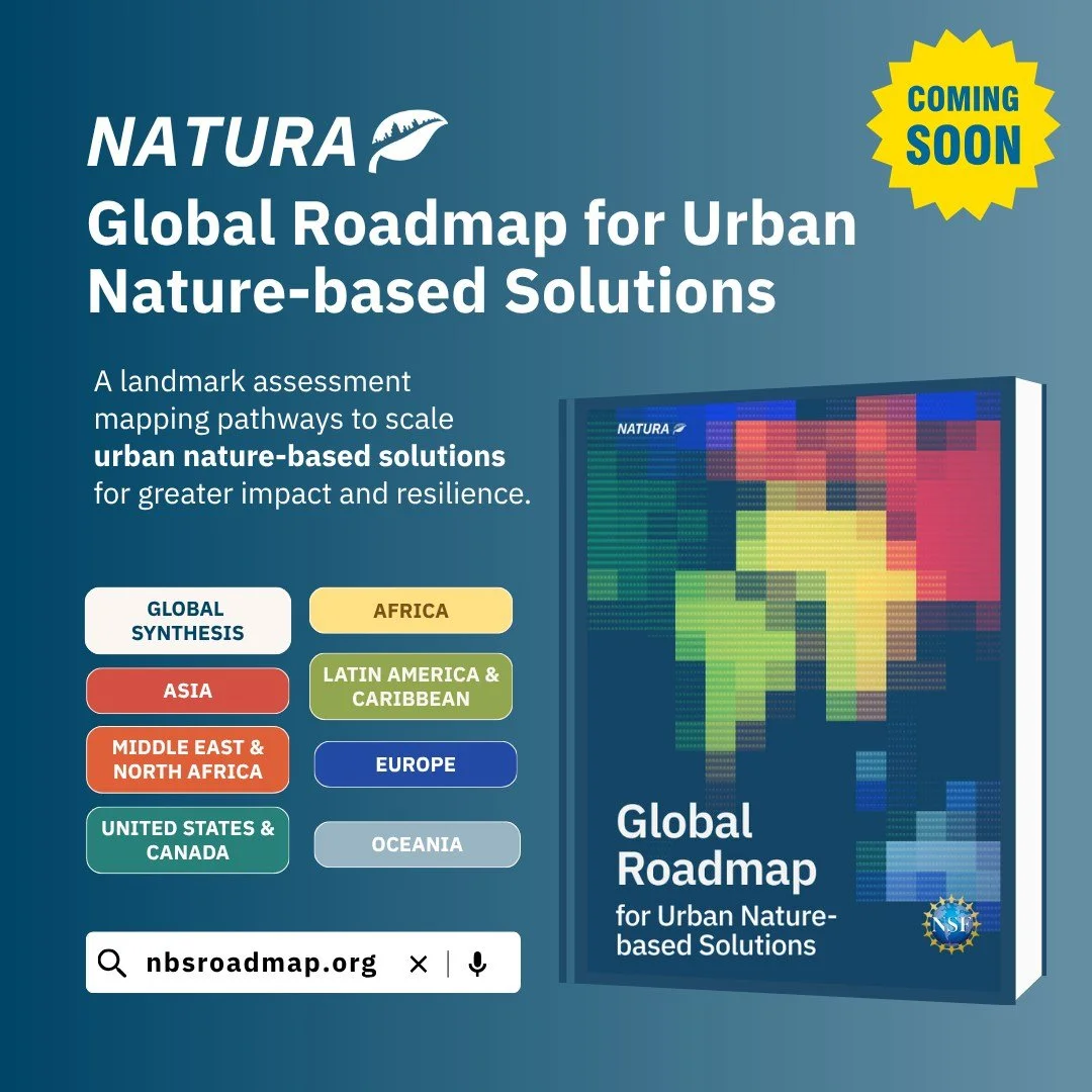 This week at the @iucn_congress in Abu Dhabi, the NATURA network will pre-launch the Global Roadmap for Urban Nature-based Solutions &mdash; a landmark global assessment that charts a path for scaling NbS to make cities more resilient, equitable, and