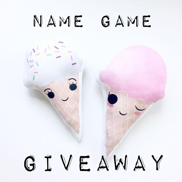 HEY FRIENDS!! Summer is SO close I can nearly taste it! To celebrate I'm adding some sweet new plushie friends to the gang..but I need YOUR help!! These two fellas need a sweet name and I'd love to hear your ideas!! Like this photo, comment with your name ideas, and tag a buddy below to BOTH be entered to win! Winner will receive a free cone buddy of their choice 🍦 I'm so excited to hear your name ideas and can't wait to give away one of these new friends to you 😘😘 And GO!