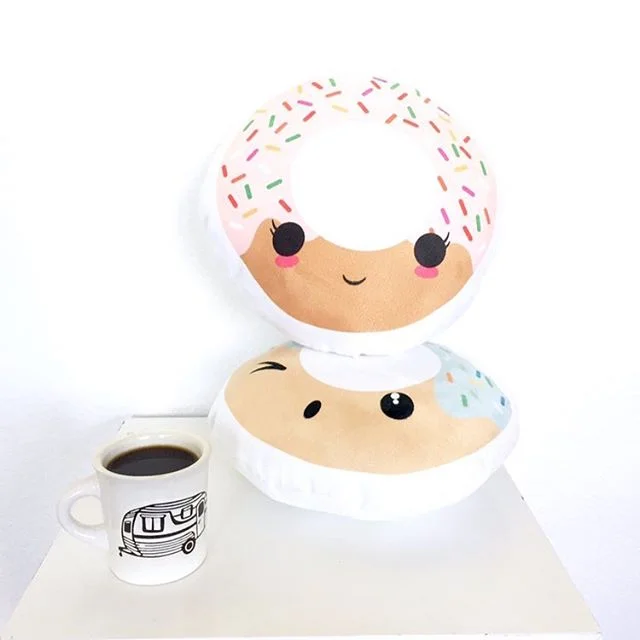 Happy #nationaldonutday to one and all!! 🍩🍩🍩 Today I searched for a GF DF donut (cuz food allergies are real, kidz) but left the grocery empty-handed 💔 Life shall go on. So I'm sipping my coffee and pretending these dairy-free/gluten-free buddies were a wee bit more edible 😂