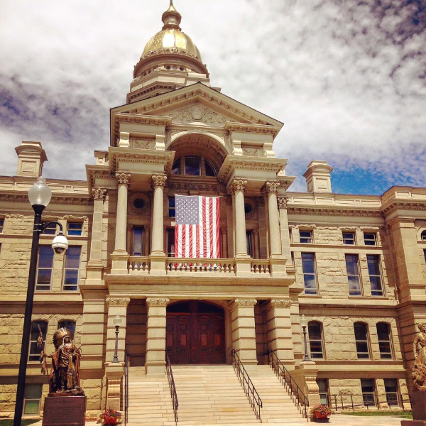 On a whim I convinced my friend to drive me to Cheyenne, WY. Here is my evidence. It was not worth it. (This is the capital.)