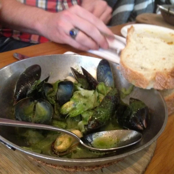 The mussels!