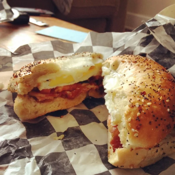 The Mediterranean on an everything bagel.