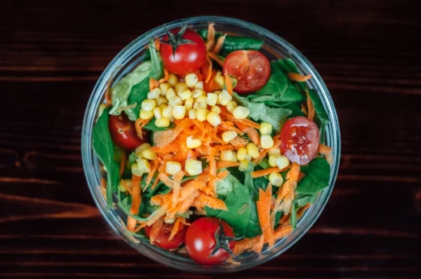 This salad is called "Straight From the Garden," and I get it every time I come to Raw.