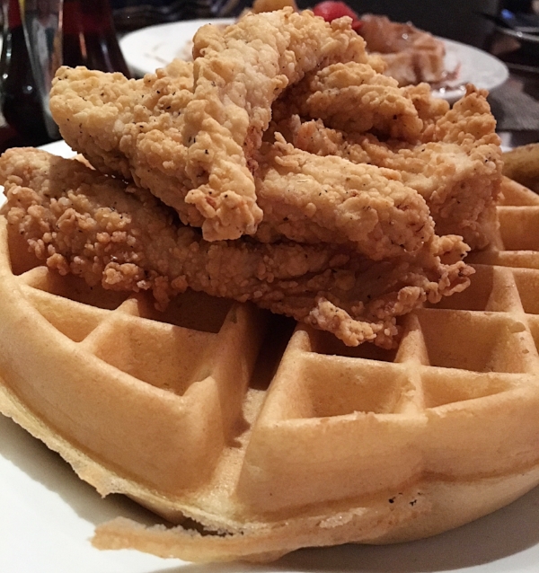 Speakeasy Grill chicken and waffles