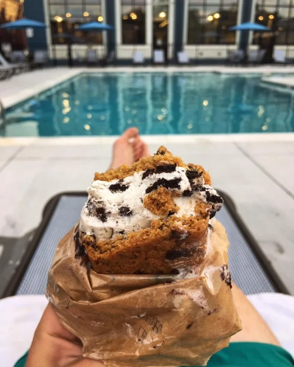 The foot that launched an ice cream bar.