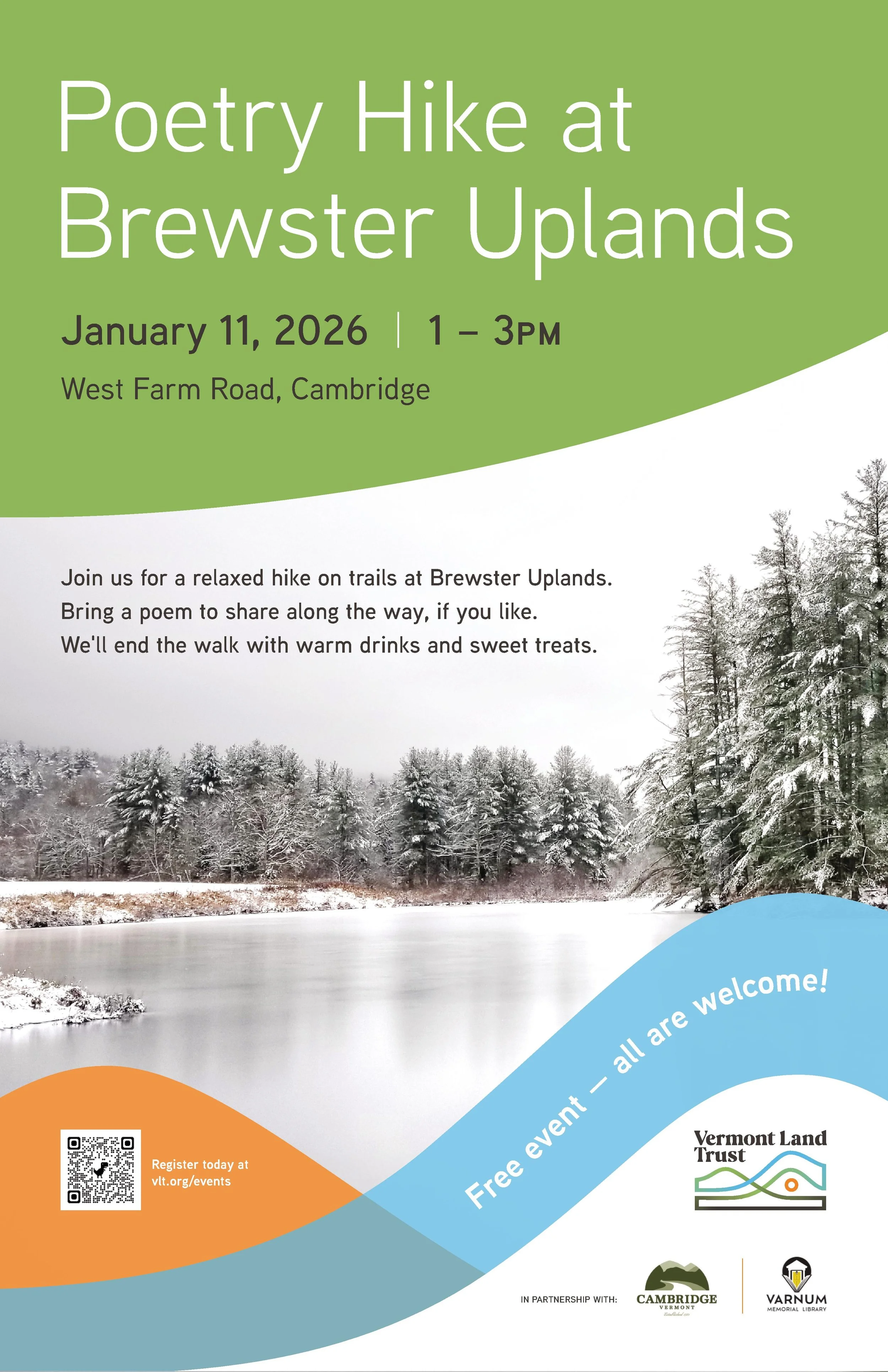 Poetry Hike at Brewster Uplands