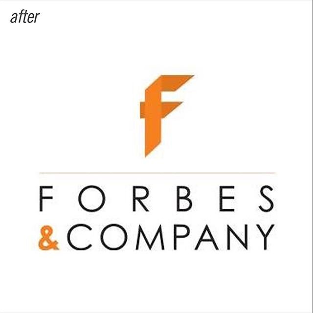 It&rsquo;s time for another logo makeover! Atlanta-based accounting firm Forbes &amp; Company asked me to freshen up their logo for a new generation of ownership and clients! Swipe to see the before!