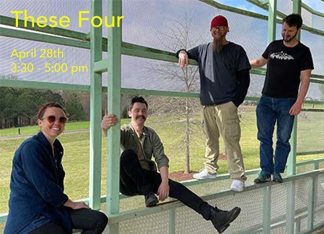 2022 MFA Thesis Artist Presentations
.
THESE FOUR
Eli Blasko . Kate Chassner
Seth Echlin . Kyle Kelsey
.
April 28th, 3:30 &ndash; 5:00 pm
Where: BAC # 130
WCU, SOA+D
.
2022 MFA Thesis Exhibition Reception to Follow!
5:00 &ndash; 7:00 pm
Fine Art Muse