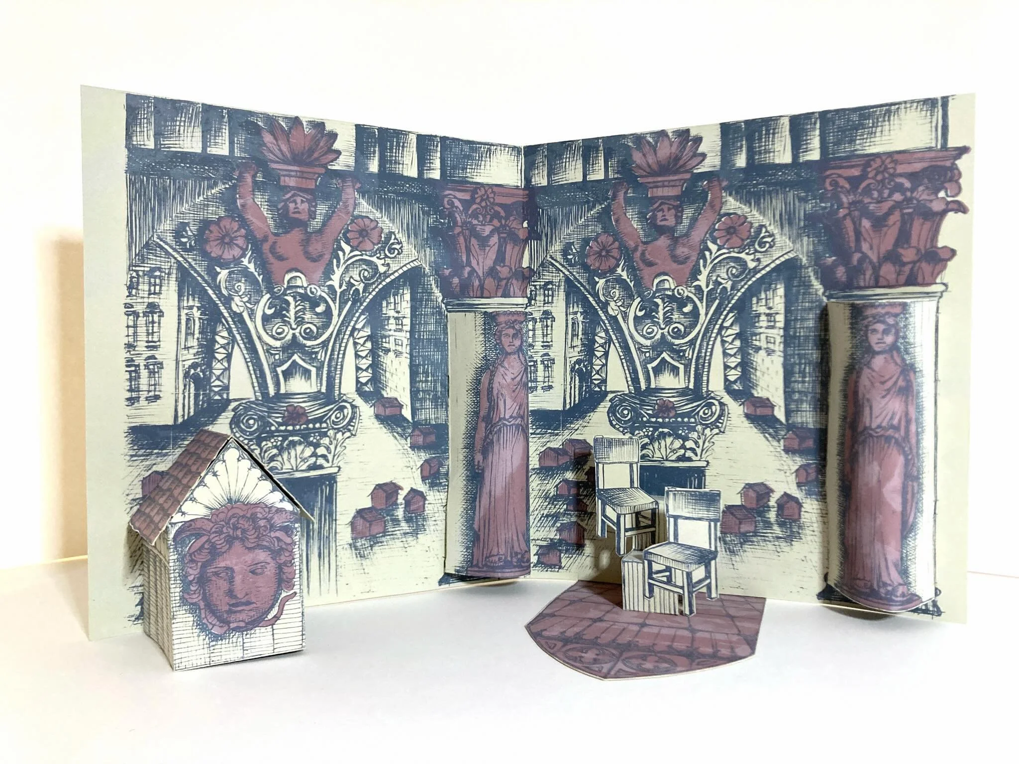 ✨ Faculty Spotlight ✨
Tatiana Potts is a printmaker and book artist. She makes her books using prints that she creates with various techniques such as lithography, screen print, relief and/or intaglio. She is originally from Slovakia. Being a person 
