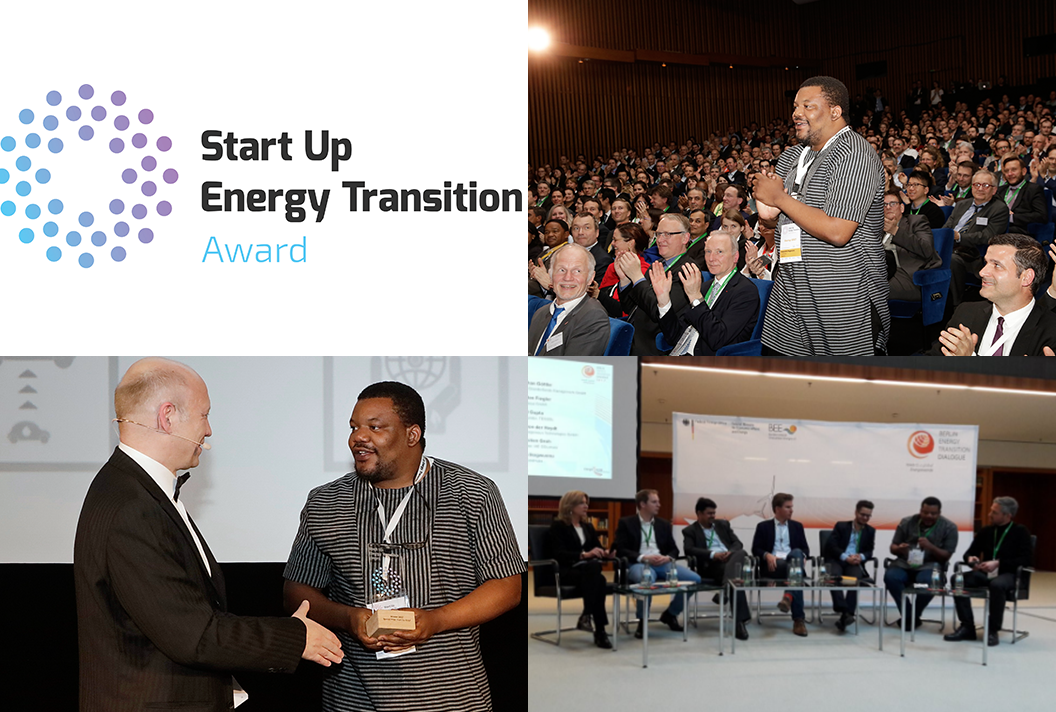 The winners of the ‘Start Up Energy Transition Award ’, presented by the Deutsche Energie-Agentur (dena) – the German Energy Agency – have now been confirmed. Six start-ups from France, Germany, India, Bangladesh and Nigeria(Coldhubs) have received the award, persuading the jury with their innovative ideas for the energy transition and worldwide climate protection. A prestigious international jury chose the start-ups out of more than 500 applications from 66 countries. In total 18 finalists were invited to Berlin to present their ideas and business models at the ‘Start Up Energy Transition-Tech Festival’, which has brought start-ups together with company representatives from all over the world. More than 100 partners and ambassadors from over 25 countries supported the initiative. Divided into six categories, the awards were presented before an audience of prestigious conference delegates at the evening event of the Berlin Energy Transition Dialogue – the German Federal Government’s international energy transition conference. Presenter of the awards were Patricia Espinosa, General Secretary of the United Nations Framework Convention on Climate Change (UNFCCC): Thomas Birr, Senior Vice President, Innovation & Business Transformation (innogy); Dr Katrin Leonhardt, Director of the Credit Institute for Reconstruction (KfW); Felix Zhang, Group Executive Director of Envision Energy; Adnan Amin, Director General of the International Renewable Energy Agency (IRENA); and Tanja Gönner, Board Spokesperson for the German Corporation for International Co-operation (GIZ).