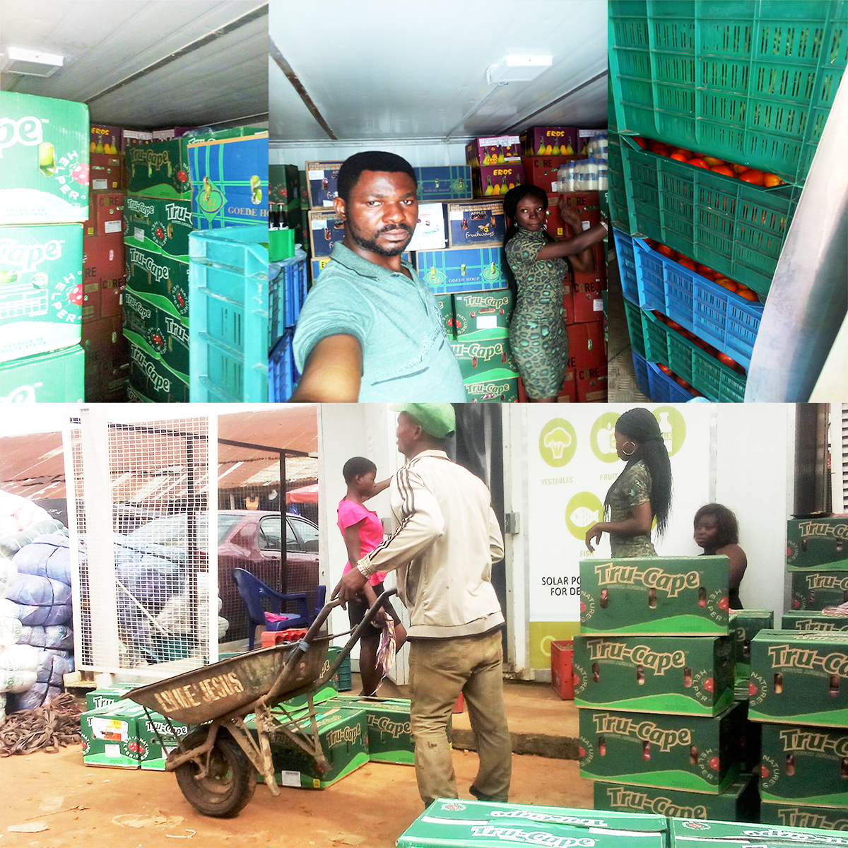Since August 28th, 2017 till date, the ColdHubs at Relief Market Owerri has reached 100% utilization rate. This is a result of the incredible work done by the Hub Operator, Miss OluchiEmeagba and Hub Marketer Miss ChiomaAman. Two amazing ladies, supported by the rest of the ColdHubs Team. On March 8th2017, when operations was launched at Relief Market, most farmers, retailers and wholesalers doubted if ColdHubs can really enable them extend the shelf life of fresh fruits, vegetables and other perishable food. After our edutainment day, person-to-person marketing and “come and try” days; we are proud to say most of the traders, after trying our facility, believes in us and never looks back again! We’ve gotten to 100% capacity that most of our customers come early to store and some even pay in advance in order to get space inside the cold room. The Hub has successfully eliminated previous losses completely and increased the income our customers. The ColdHubs team is now accelerating the installation of “Hub 2” for Relief Market, to meet the incredible demand by our customers for cold storage