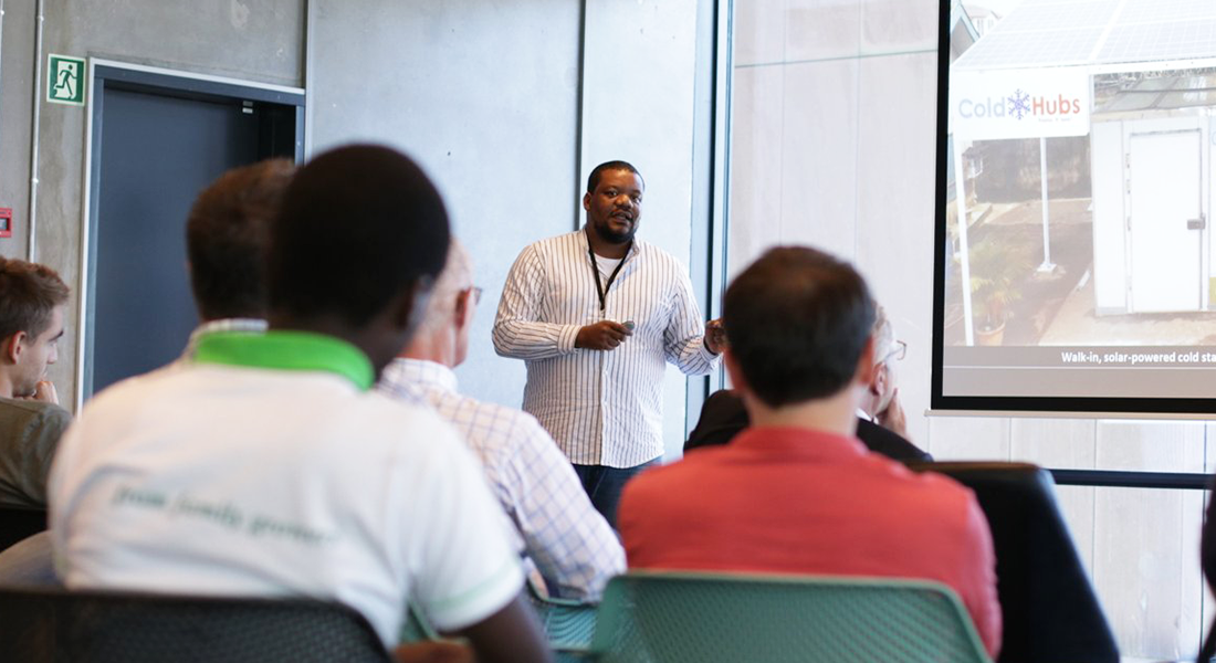 ColdHubs CEO and COO, participated in the FoodTrack, a tailored programme organised by Maersk Growth and Rockstart. The programme is an intensive one-month venture programme with the goal to support startups dedicated to solving one of the wor…