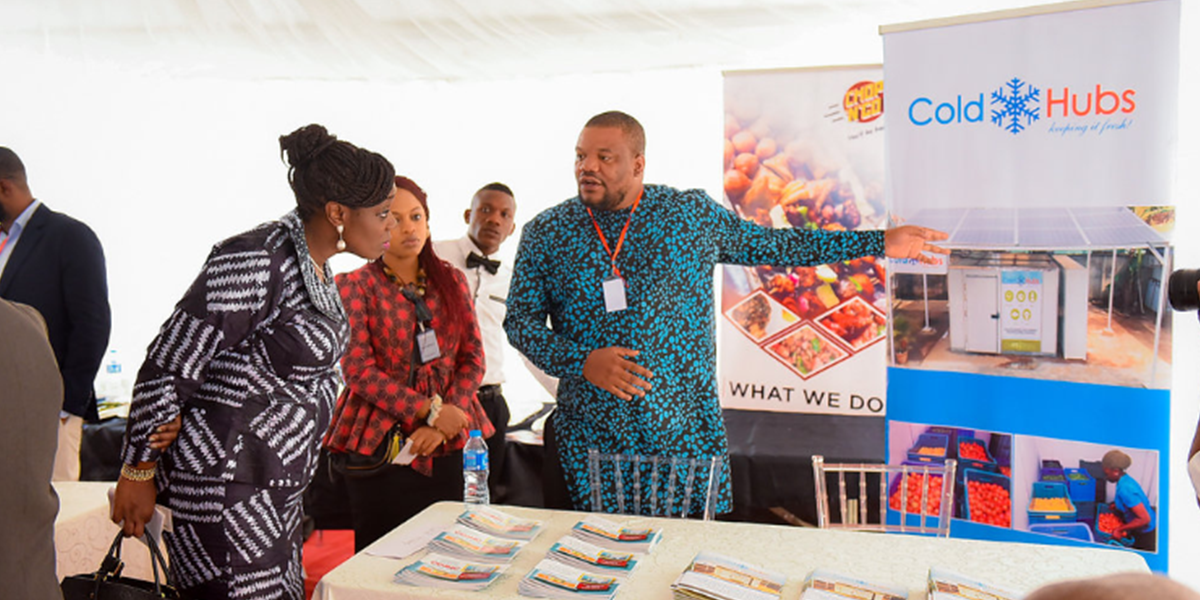 ColdHubs was honored to be one of the few Nigerian social ventures selected by the British High Commission, Abuja to participate in a one day Innovative Ventures Day at the Ventures Platform, Abuja, Nigeria. At the event ColdHubs was presented to Vi…