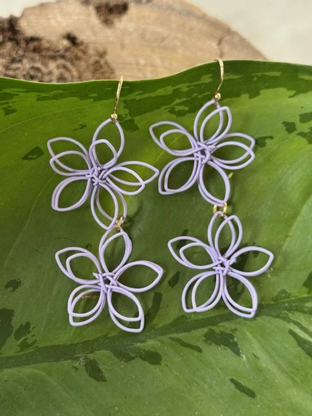 Bonnie Earrings- Lavender