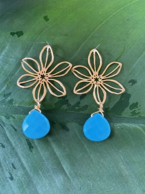 Prytania Earrings- Ocean Blue