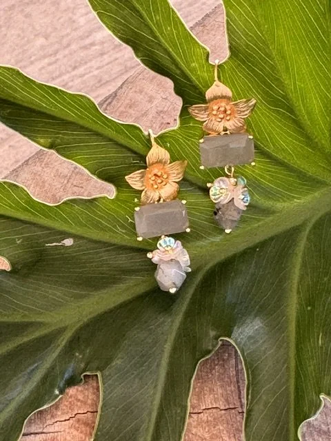 Blakey Earrings- Gray