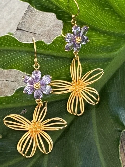Phelan Earrings- Lavender
