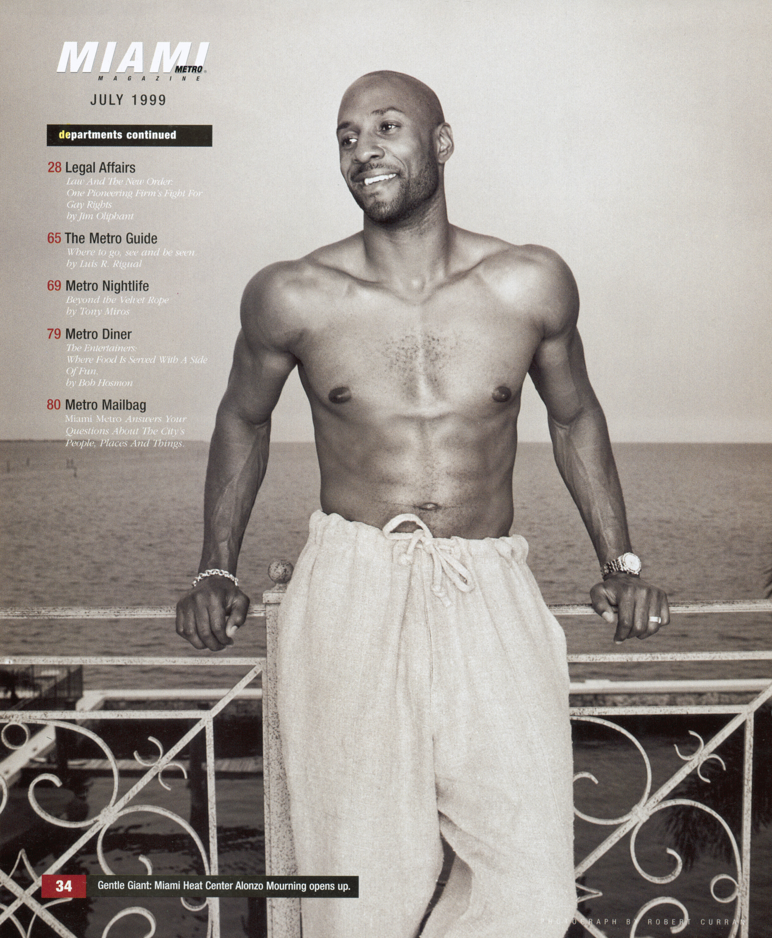 Alonzo Mourning for MIAMI Magazine