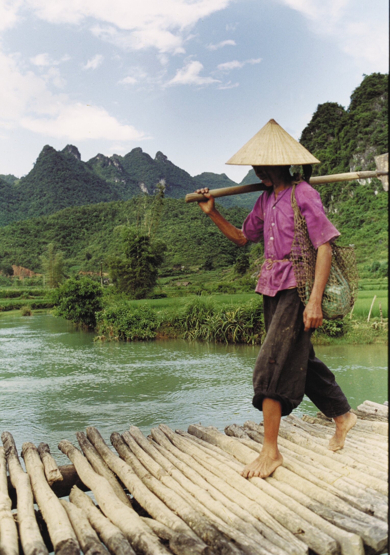 Purple Farmer, Cao Bang, Vietnam