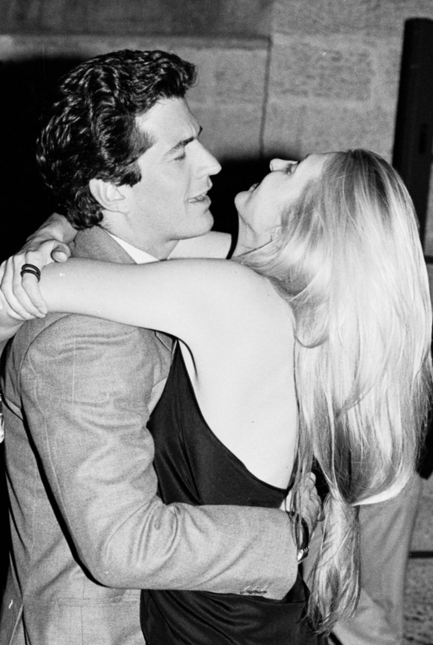 JFK Jr. and Carolyn Bessette