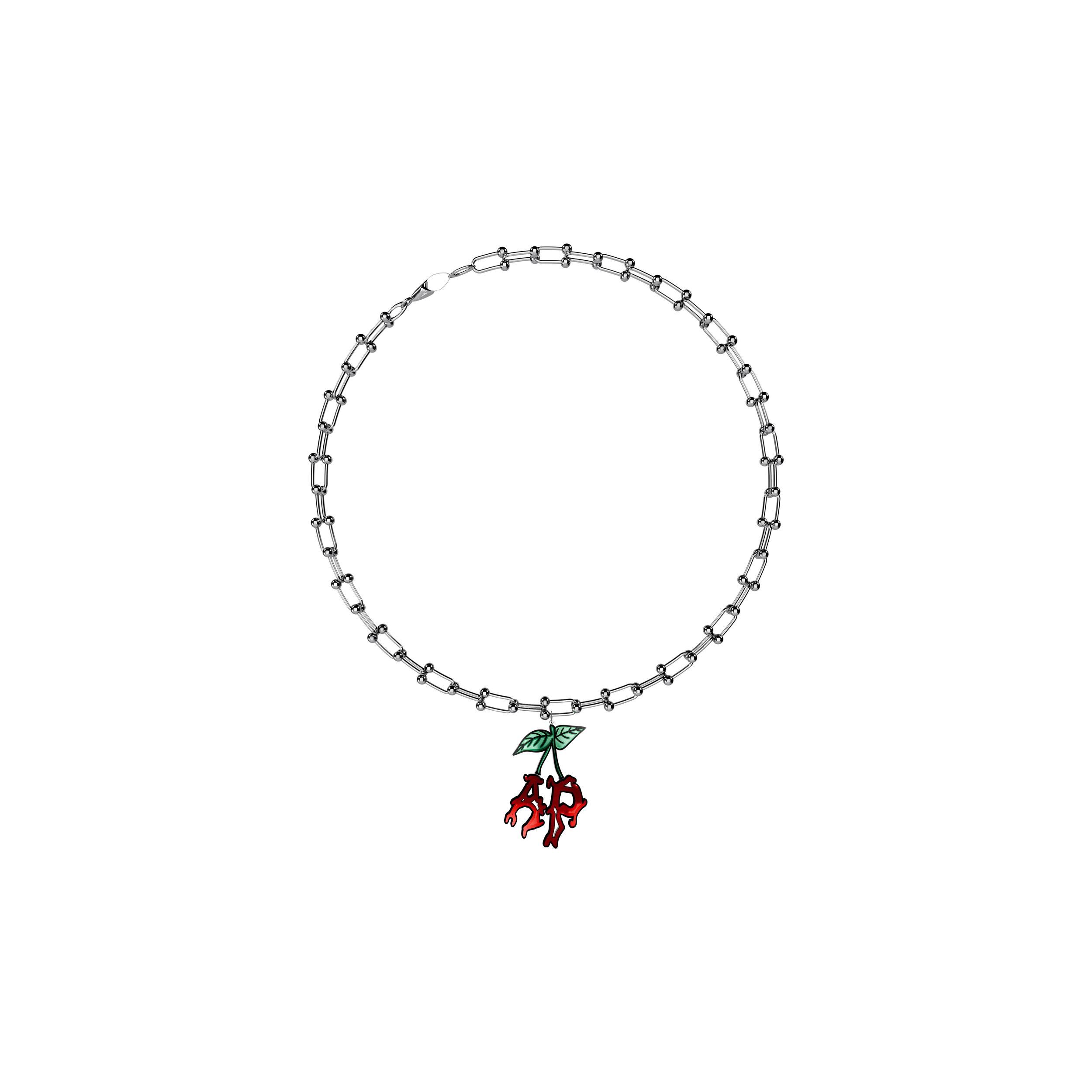 AP Cherry Logo Necklace