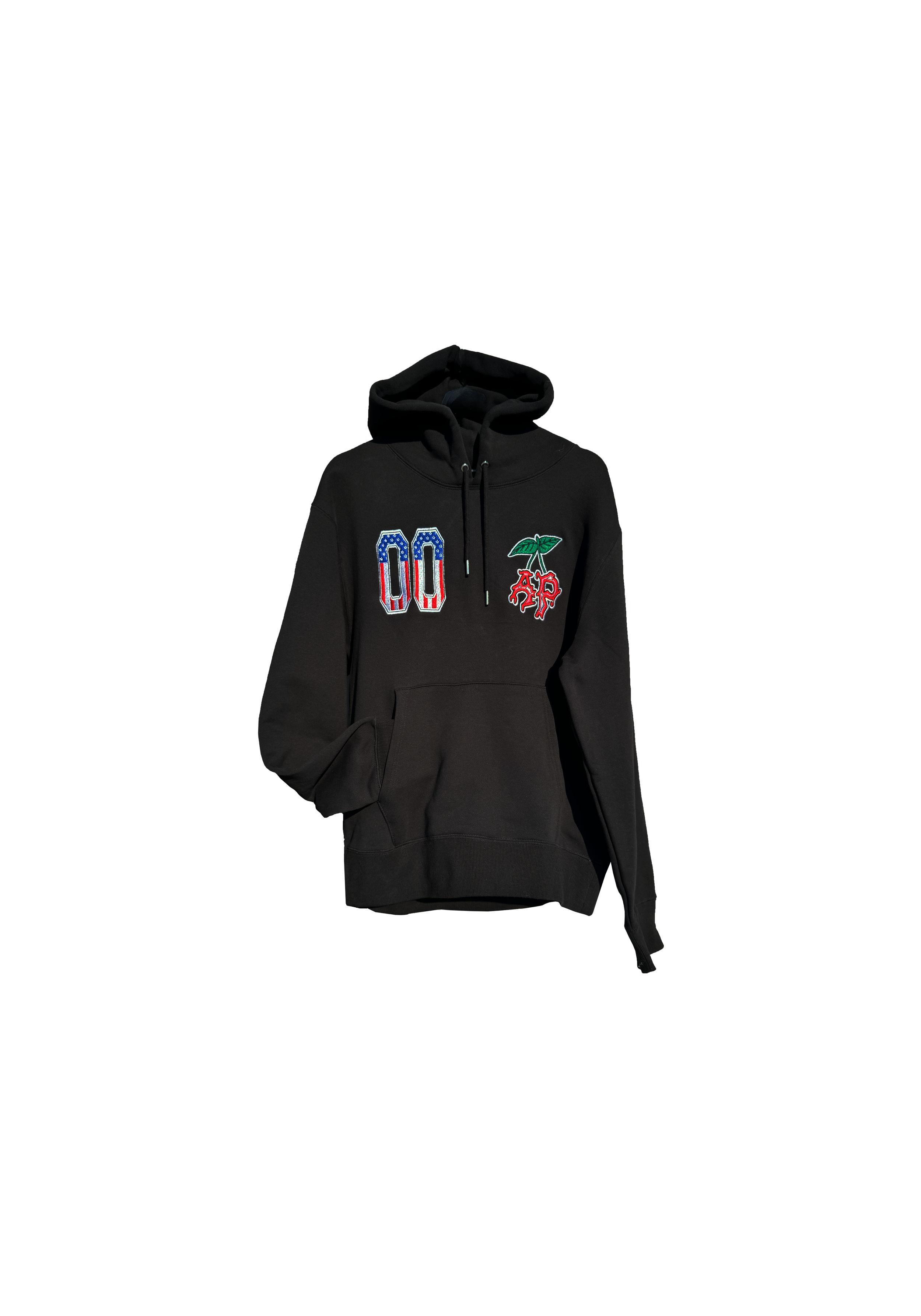 Black AP Hooded Sweatshirt